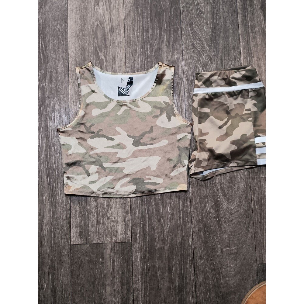 Exercise shirt and shorts